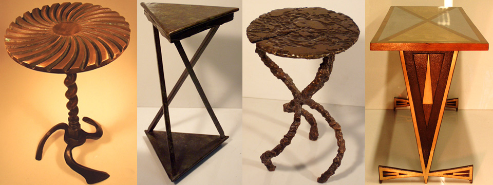 original custom metal tables